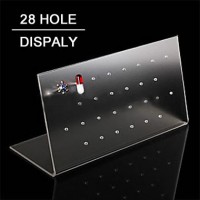 28 Holes Acrylic Stand Body Jewelry Display