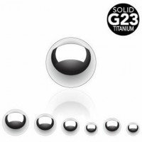G23 Titanium Loose Ball Body Jewelry Parts