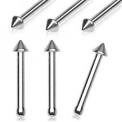 Surgical Steel Cone Head Nose Bone Nose Studs