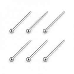 Surgical Steel Dome Ball Head Fishtail Nose Stud Rings