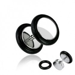 Picture Logo Cheater Plugs with Rubber O-rings