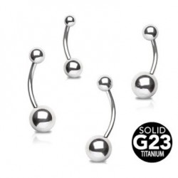 G23 Titanium Navel Belly Button Rings