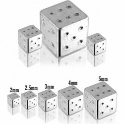 Surgical Steel Dice Body Jewelry Parts