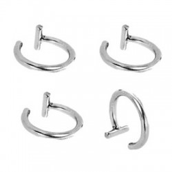Surgical Steel One Closure Fake Cartilage Tragus Rings