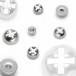 Surgical Steel Screw Nuts Body Jewelry Replacement