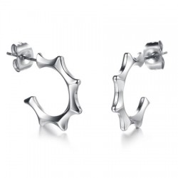 Casting Sign Symbol Stainless Steel Ear Studs