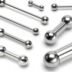 Surgical Steel Ball Straight Barbells