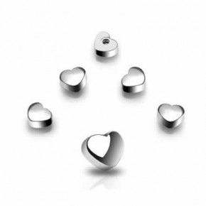 Surgical Steel Threaded Heart Body Jewelry Replacement